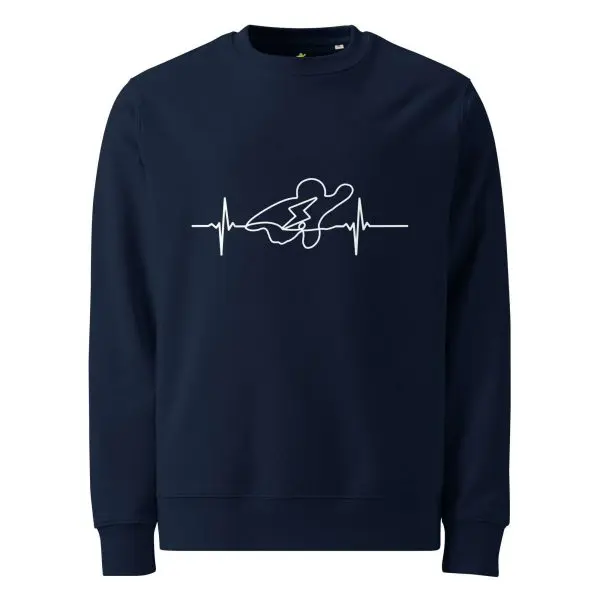 SUPERNAR Hero-Heart rate Unisex eco sweatshirt