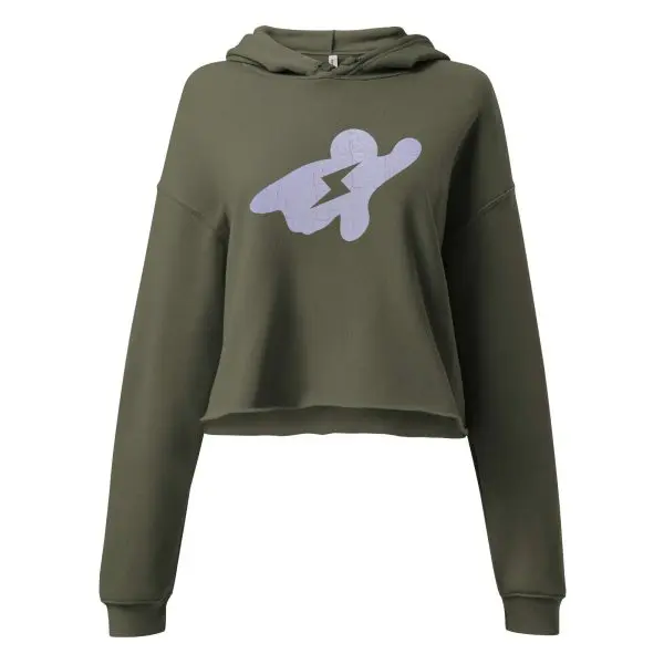 SUPERNAR Hero-Puzzle Crop Hoodie