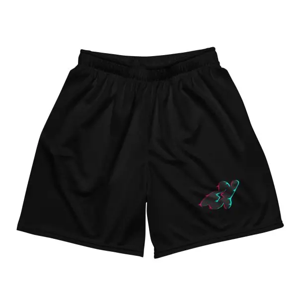 SUPERNAR Hero Glitch Unisex mesh Shorts